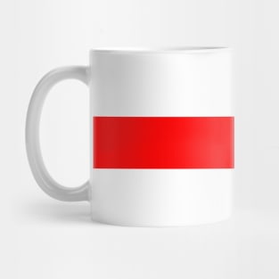 Watford Retro 1984 White Red Black Bar Design Mug